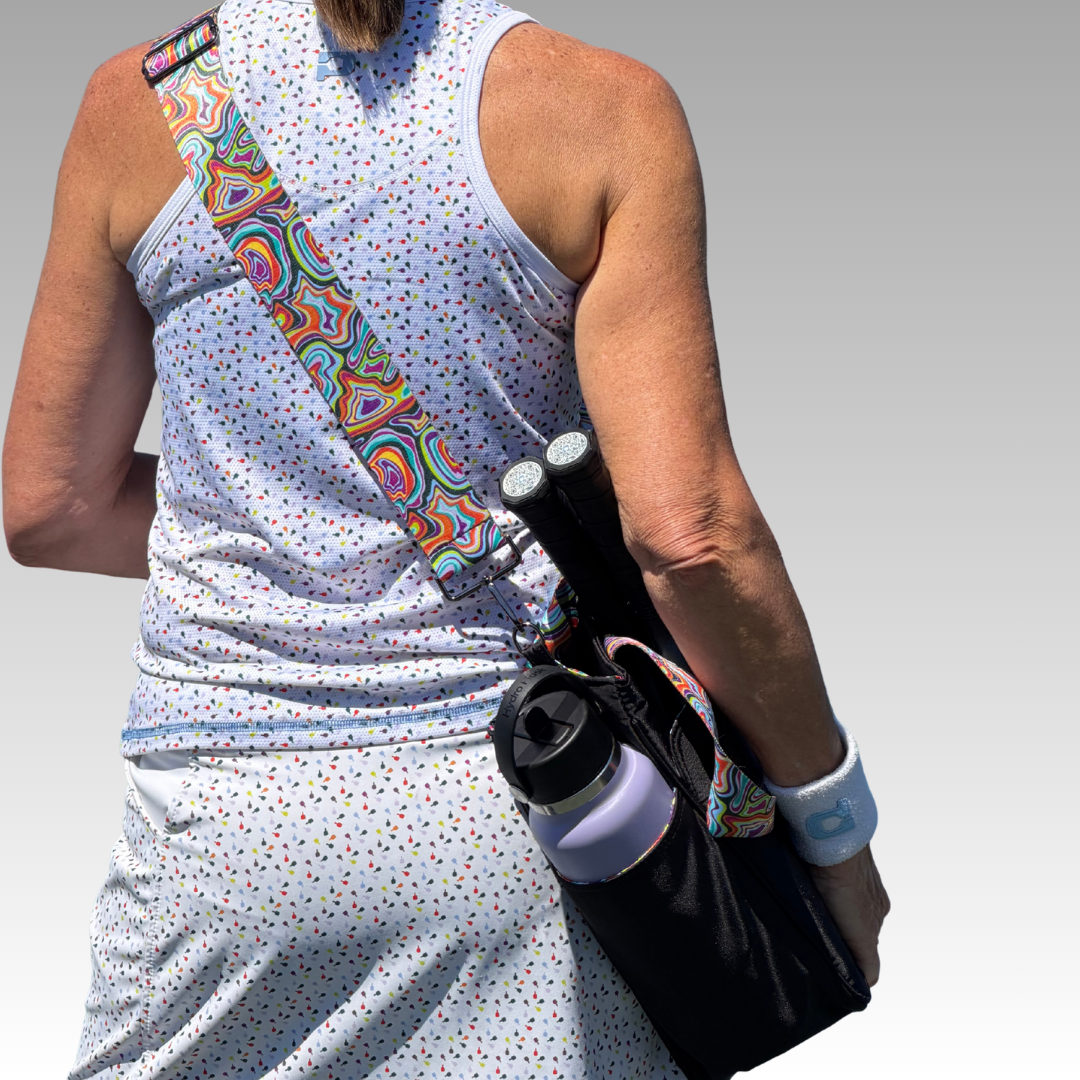 Lulu Pickleball Tote Cross-Body Strap
