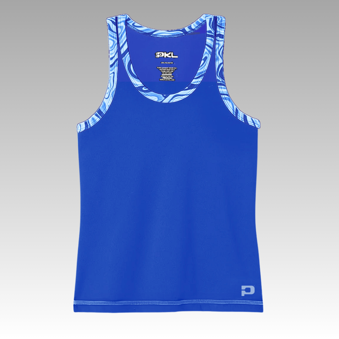Blue tank top