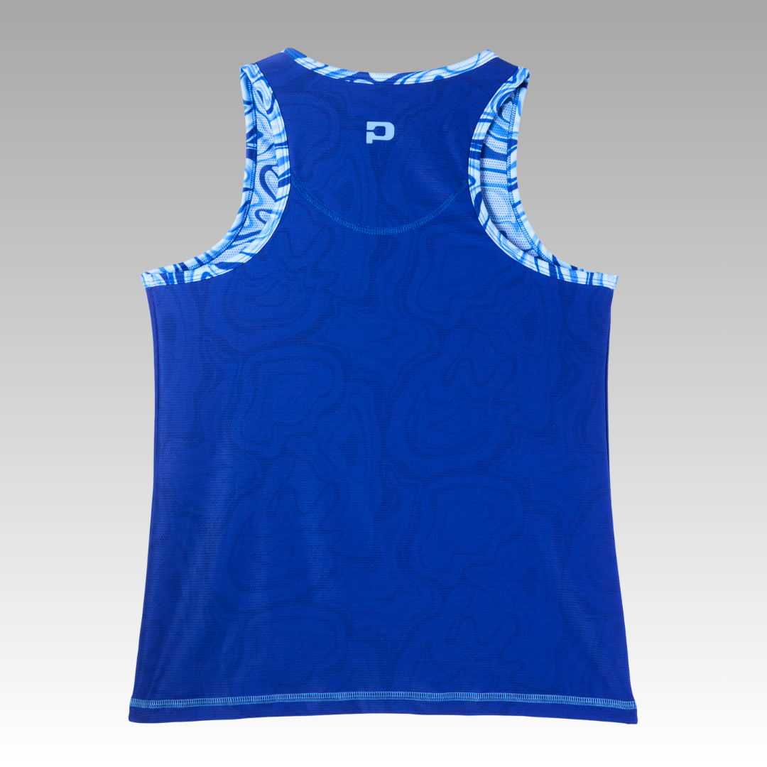 Blue tank