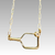 14ct Gold and Diamond Pickleball Necklace