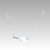 Sterling Silver Pickleball Necklace