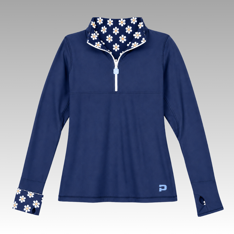 Navy Daisy / Extra Small