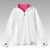 white long-sleeve sports shirt 
