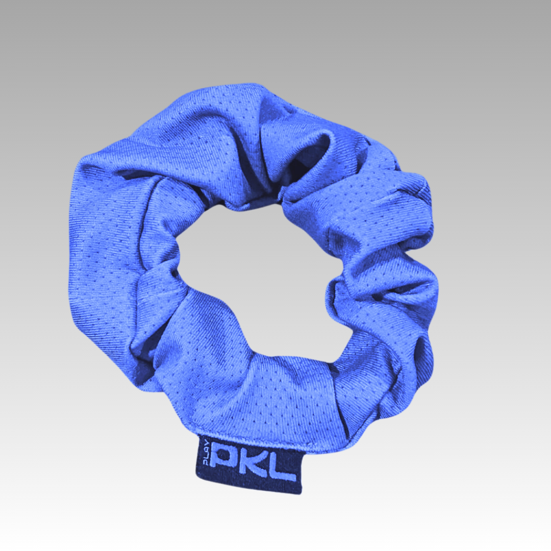 Deep Blue Hair Scrunchie