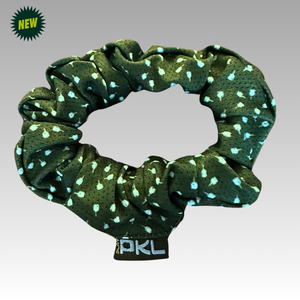 Green Confetti Hair Scrunchie