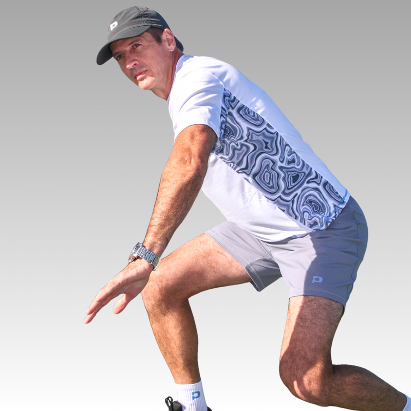 White with Grey Geode / S