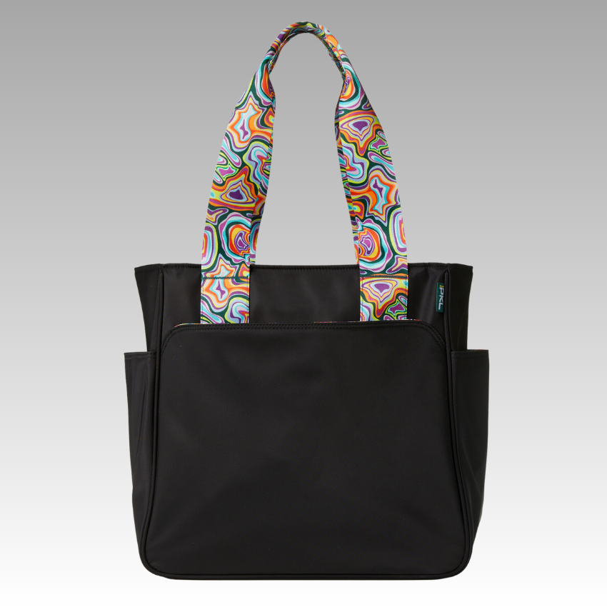 Lulu Pickleball Tote Light Blue Confetti