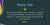 Product review of a tote bag with a quote from a customer on a dark background
