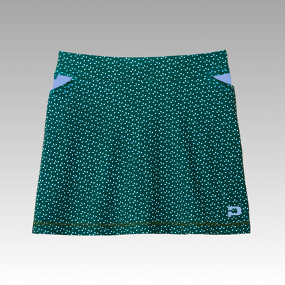 green apparel skort