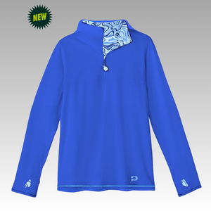 Blue long sleeve shirt