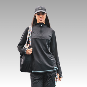 black long sleeve sports shirt