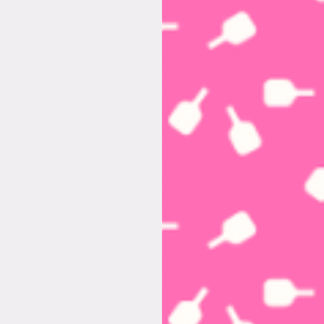 White with Pink Confetti